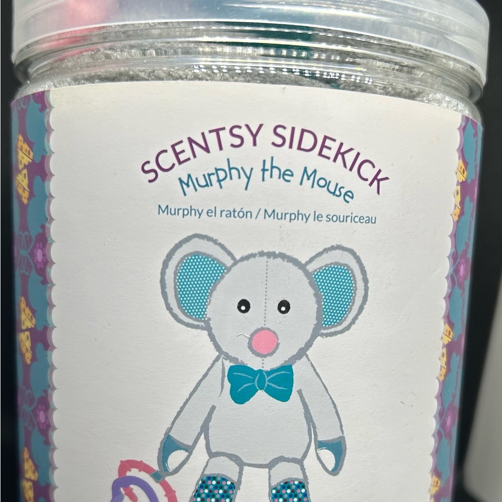 BNIB Murphy the Mouse Scentsy Sidekick with Newborn Nursery Scent.